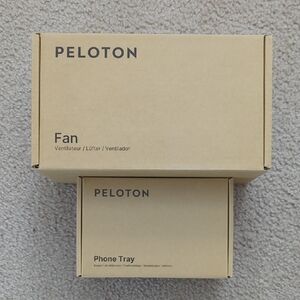 NWT Peloton Fan and Phone Tray Set